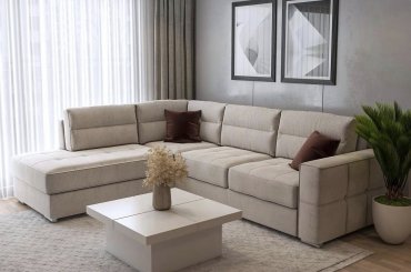 Kutna garnitura za mali stan: 7 rasporeda koji rade