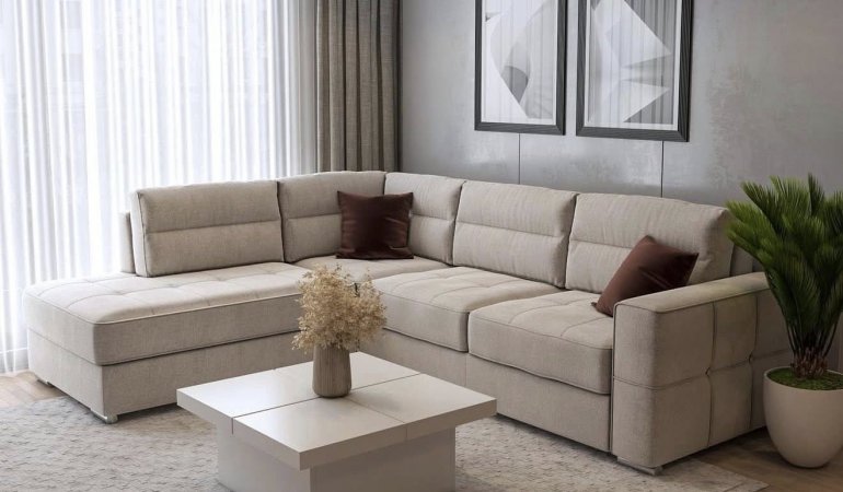 Kutna garnitura za mali stan: 7 rasporeda koji rade